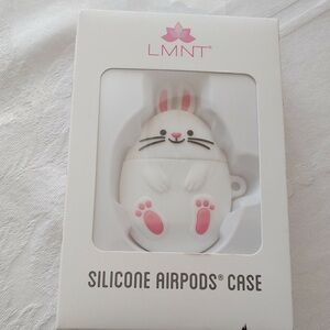 LMNT Bunny Silicone AirPods Case NWT